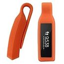 TOMALL Orange Porte-Pince de Remplacement pour Fitbit Alta/Fitbit Alta HR Bandes de Silicone Fitness Trackers