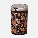 6L 8L 12L Inductive Type Trash Can Smart Sensor Automatic Kitchen and Toilet Rubbish Bin Stainless Steel Waste Bin (Color : D, Size : 12l)