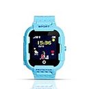 Turet Smart Watch for Kids— Kids Smartwatch for Girls and Boys with Panic Button, Camera, GPS Tracker, Voice Chat, Message, 2-Way Calling (Lite Blue)