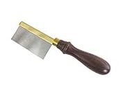 Thomas Flinn Pax Taytools 4 Inch Gent Dovetail Saw, Solid Rolled Brass Back, 20 TPI, 1-5/8 Inch Wide Plate, Walnut Handle
