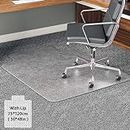 Office-Chair-Mat, YOUKADA Chair Mat for Carpet, BPA and Phthalate Free, 75 x 120 cm/30 x 48 inch