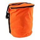 THE STYLE SUTRA® Round Bucket Bag Sports Basket Sports Tennis Balls Storage Handbag Orange | Womens Handbags & Bags