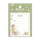 30 Sheets Cute Cartoon Character Memo Pad Paper Sticky Notes Planner Sticker Kawaii Stationery Papeleria Office School Supplies,F