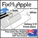 Samsung Galaxy S IV S4 i9500 i9505 White Front Glass Screen Lens 4G Replacement