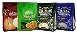 Dunar Basmati Rice | Assorted Rice Tasting Kit | 4 packs of 1kg each
