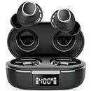 FAMOO Bluetooth Kopfhörer in Ear, 5.3 Kabellos, 42 Stunden Spielzeit mit Ladeetui, LED-Anzeige, Comfort Fit, IPX8 wasserdichte Ohrhörer, Tiefer Bass, Bluetooth for Sport
