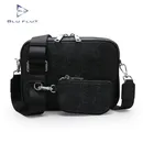 Blu Flut Cross body Geldbörse Herren Frauen Handy tasche Single Shoulder Bag Mini Cross body