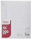 Mead Filler Paper by, Wide Ruled, 200 Sheets (15200), 3 Pack