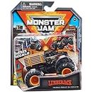 Monster Jam, Official Lumberjack Monster Truck, Die-Cast Vehicle, Arena Favorites Series, 1:64 Scale, Kids Toys for Boys Ages 3 and up