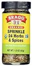 Bragg Live Food Organic Sprinkle 24 Herbs & Spices Seasoning, 42.5 g (Pack of 1)