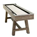 American Legend Stonebridge 9' Led Shuffleboard Table W/Bowling Manufactured Wood in Brown | 32 H x 24 W x 108 D in | Wayfair AL5100W