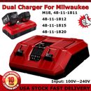 Charger For M18 Dual Charger For Milwaukee TOOL For M18 Dual Bay Rapid Charger