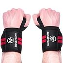 Beast Gear Professional Weight Lifting Wrist Support Wraps, Thumb Loop & One Size Fits All, Straps for Gym Fitness Training Workout
