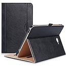 ProCase Samsung Galaxy Tab A 10.1 Case - Stand Folio Case Cover for Galaxy Tab A 10.1 Inch Tablet SM-T580 T585, with Multiple Viewing Angles, Document Card Pocket -Black