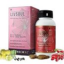 Nature Code LivSoul Liver Detox Tablet | Approved by Ministry of Ayush (Govt. of India) | Liver Support Supplement for Fatty Liver detox | Helps in Reduce Damage Caused By Alcohol | Liver Cleanse Tablets for Men and Women - 60 Veg Tablets