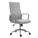 SVITA ELEGANCE COMFORT sedia da ufficio sedia da scrivania sedia girevole tessuto grigio chiaro