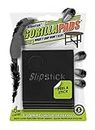 Slipstick GorillaPads 76mm Non Slip Furniture Pads/Gripper Feet Floor Protectors (Set of 4) Premium 3 Inch Square Self Adhesive Rubber Stoppers for Furniture Legs, Black, CB155