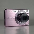 [Mint] Sony Cyber-Shot DSC-W120 7.2MP Digital Camera Pink Rare + Case + SD Card