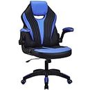 Play haha.Gaming chair Office chair Swivel chair Computer chair Work chair Desk chair Ergonomic Chair Racing chair Leather chair PC gaming chair (Blue)