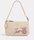COACH New Year Nolita 19 With Chain Signature Canvas/Leather And Dragon CQ072