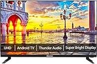 X Electron 108 cm (43 inch) 4K Smart Android LED TV with Cloud Feature and Soundbar 43XETV (Black)