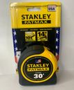 Stanley 30' FATMAX Tape Measure, 10x Blade Life 14' Reach. Made in USA (33-730) 