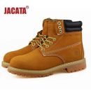 Jacata Men's Winter Snow Work Boots Shoes 6" Premium Waterproof Leather 8601