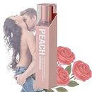 Phero Perfume | Pheromone Parfum | Roll on Perfume Oil | Flysmus Lusty Lure Pheromone Perfume | Peach Perfume | Peach Eau De Parfum | Pheromone Pocket Perfume Spray for Men Women Seduction Perfume