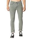 RAGZO Men's Light Grey Slim Fit Stretchable Jeans -32_b70017c