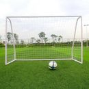 8' x 5' Soccer Goal With Net Strong Straps Anchor Large Soccer Goal Sports