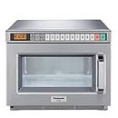 Panasonic NE-1853 Commercial Microwave, with Programmable Touch Pads and 15 Power Levels - 1800W - Silver