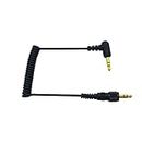 Discturnkey 3.5mm TRS Aux Cord, Stereo Audio Cable Jack Adapter Compatible with Sony D11/V1/D21 Sennheiser Wireless Microphone, 1/8" Male to Male Audio Aux Cable Connect to Camera 1.97FT