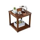 Coffee Table Small Square Side Table Home Living Room Sofa Double Coffee Table Bedroom Bedside Table Modern Wooden Small Coffee Table ModerCenter Table for Living Room
