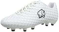 Rhino Unisex's Rapide Boot Football Shoe, White, 7 UK Men/ 6 UK Women