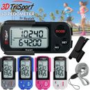3DTriSport Supreme Quality Walking 3D Pedometer by Realalt with Clip and Strap