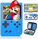 Tlsdosp Handheld Game Console, Portable Retro Video Game Console Upgrade 800 Classic FC Games, Large Battery Capacity of 1020mAh, USB Charging, Electronic Game Player Birthday Xmas Present Storage Bag