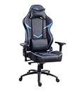 Night Hawk Ergonomic Gaming Chair for Computer Table Office Multipurpose High Back Chair with Lumbar & Neck Support Pillow(Black & Blue/NHC-102/3 Year Warranty)