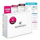 tellmeGen Advanced DNA Test:400+ Health, Ancestry, Traits & Fitness Reports - Fees Included - Lifetime Updates