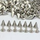 Pack of 100 10 mm metal DIY leather rivets spike decorative rivets screw rivets