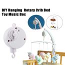 Customizable DIY Toy Hanging Infant Bell Music Box for Baby Crib Mobile