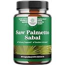Nature's Craft Saw Palmetto for Men - Herbal-based Saw Palmetto Capsules with Saw Palmetto Extract to Assist with Symptoms Related to Urologic Conditions - Third Party Tested Men’s Health 30 Capsules
