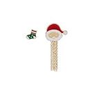 YAZILIND Xmas Broche Pin Drip Oil Christmas Tree Elk Bell Snowflake Shape Breastpin Corsage Festival Clothing Accessories Tassel Jewelry5