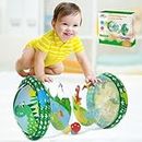 ZMLM Baby Crawling Toys 6-12 Months - Inflatable Tummy Time Toys for Infant Toddler - Sensory Rolling Toys Gifts for 3-6 6-12 Baby Boys Girls