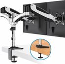 Dual Monitor Mount, Full Motion Monitor Arm Stand, Height Adjustable