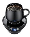Coffee Mug Warmer Smart Cup Warmer with 3 Temperature Settings Electric Beverage Warmer Plate Auto Shut Off, Coffee, Tea and Milk Warmer for Office Home Desk Use (Cup Not Included)