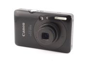 Canon Ixus 100 IS 12.1MP Black Digital Camera - case, battery, 8GB memory card