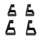 4PC Horizontal Vertical Stand for PS4 Console Accessories, 4 Stand Cooling Station Feet for PS4 Console, Slip Resistance Stable Game Console Support Feet Stand (Black)