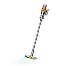 Dyson V12 Detect Slim Absolute Cord-Free Vacuum Cleaner, Yellow/Iron/Nickel