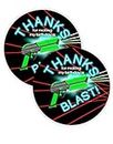 Laser Tag Brights Party Favor Stickers - 40 Favor Bag Stickers - Laser Tag Thank You Tag - Laser Tag Party Supplies - Laser Tag Party Decorations - Brights Stickers