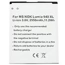 Battery suitable for Microsoft Lumia 950 XL, Lumia 950 XL Dual SIM Battery BV-T4D